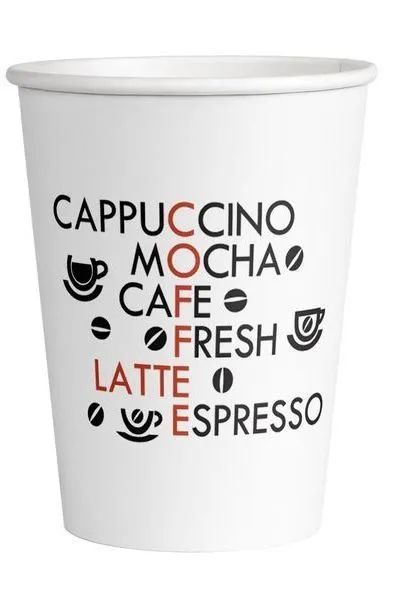 картинка Стакан бумажный 350 мл  50 шт. LATTE